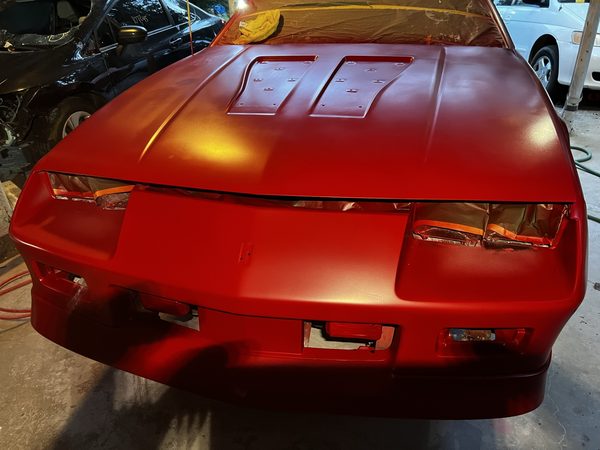 Candy-red Camaro respray