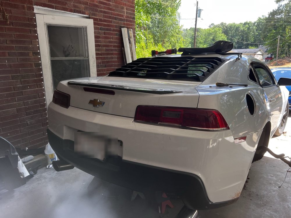 Chevrolet Camaro — rear collision after