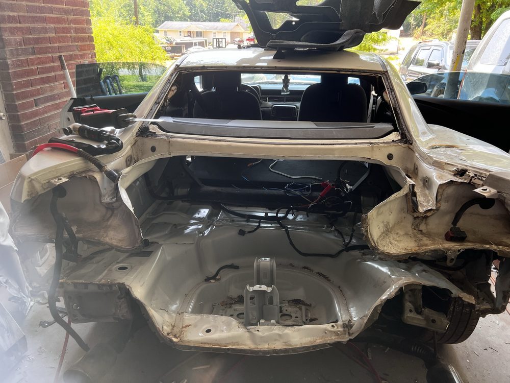 Chevrolet Camaro — rear collision before
