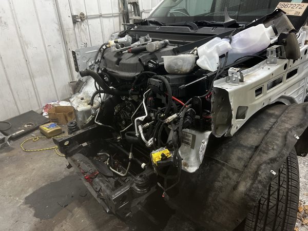 Front-end teardown for collision repair